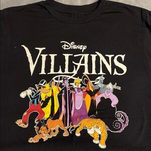 Disney Villains Graphic Tee in Black